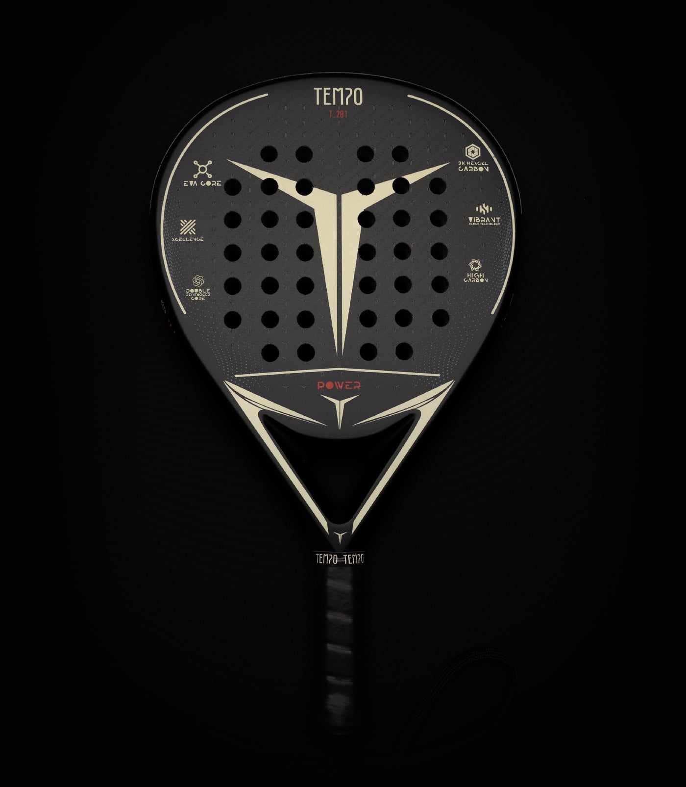 Padel racket power | More power in offensive game | Danish design » Buy – Tempo Padel